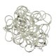 thumbnail image 1 of 50pcs Pendientes Leverback Francés Ganchos Hallazgos De Bucle Abierto De Plata Blanco Bricolaje Blanco plateado Sunnimix Gancho de alambre de oreja de Leverback francés, 1 of 5
