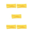 thumbnail image 1 of Eigraketly Diadema elástica Banda para el cabello Senderismo Cabeza Banda para el sudor Entrenamiento Vacaciones en la playa Accesorios elegantes Amarillo 5piezas Eigraketly CBP233500, 1 of 6