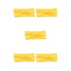 thumbnail image 1 of Greeniant Diadema elástica Banda para el cabello Senderismo Cabeza Banda para el sudor Entrenamiento Vacaciones en la playa Accesorios elegantes Amarillo 5piezas Greeniant CBP233500, 1 of 6