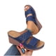 thumbnail image 5 of Mujeres Zapatillas de Verano Moda Casual Color Sólido Boca de Peces Zapatillas de Cuña de Fondo Grueso, 5 of 8