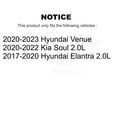 thumbnail image 2 of Transit Auto Rear Disc Brake Rotors and Semi-Metallic Pads Kit for Car Hyundai Elantra Venue Kia Soul K8S-102724, 2 of 11