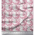 thumbnail image 1 of Soimoi Japan Crepe Satin Fabric Bamboo Tree Print Sewing Fabric Yard 42 Inch Wide, 1 of 1