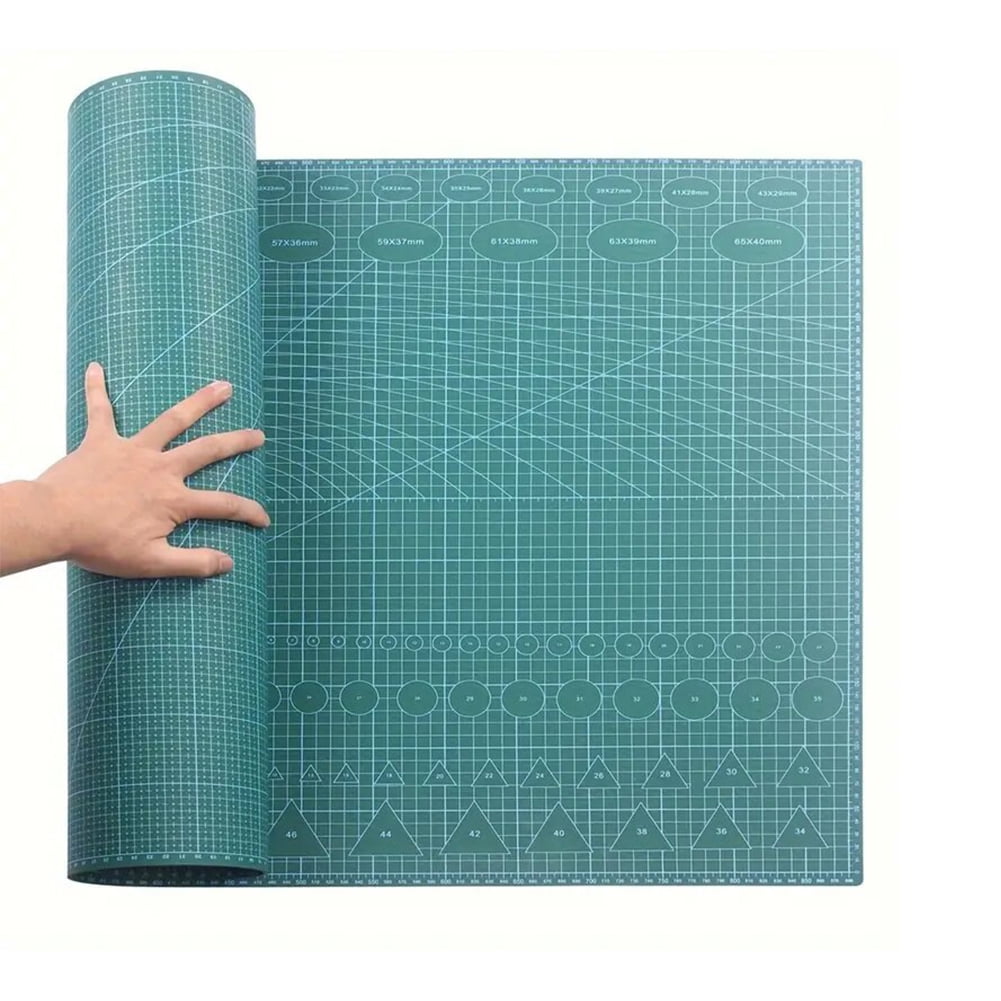 SHegdu 35.43" x 23.62" Self Healing Cutting Mat Gridded Cutting Board,Rotary Cutting Double-Sided 3 Layer Cutting Pad for Crafts, Sewing, Quilting, Scrapbooking