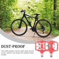 thumbnail image 4 of Yuarrent 1 par de accesorios mejorados para Pedal de bicicleta, mejora la seguridad de la fricción, piezas de ciclismo, tablero de sellado resistente al Ciclismo Rojo Yuarrent OD024527-02, 4 of 6