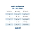 thumbnail image 5 of Gildan Men's Short Sleeve Cotton Stretch Crew T-Shirts up to 2XL, 3-Pack, 5 of 6
