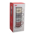 thumbnail image 3 of Juego de Tarros Top Choice de Porcelana Apilables 4 Piezas de 390 Ml con Organizador de Metal, 3 of 6
