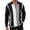 Black, variant on Yiaimeir Men's Long Sleeve Polo Shirt with Vertical Stripes Casual Zipper Collar Pullover Soft Knit Top for Everyday Wear