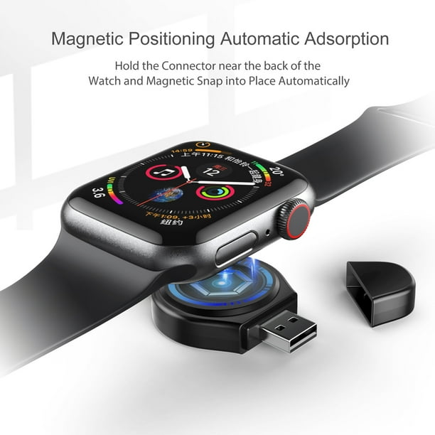 Cargador para Apple Watch portatil iWatch cargador inalambrico USB cargador inalambrico de viaje con carga rapida magnetica ligera para Apple Watch Series 7 SE 6 5 4 3 2 1 Ofspeizc 223233 2 Bodega Aur...