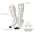 thumbnail image 4 of Goofa Labrador Retriever Dog Pattern Adult Stockings, Color-Block Knee High Socks, Comfortable and Breathable, Soft and Stretchable, Sports, and Decoration, 4 of 6