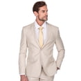 thumbnail image 2 of Porto Filo Men's 2 Piece Bone White Slim Fit Suit, 2 of 4