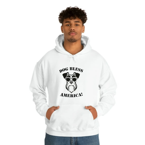 Dog Bless America Unisex Heavy Blend™ Hooded Sweatshirt