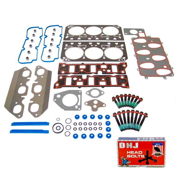 DNJ HGB3185 Cylinder Head Gasket Set Fits Cars & Trucks 95-97 Chevrolet Pontiac 3.8L OHV 12V