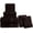 Brown, variant on Gold Textiles Luxury 10 Piece Towel Set (Bath Mat 27x54, Hand Towel 16x30, Washcloth 13x13, Bath Mat 22x34) Ultra Plush Absorbent Cotton Towels For Bathroom (Chocolate Brown, 10 Piece Towel Set)