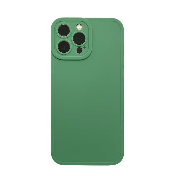 Maxrobert Simple Green Phone Case for iPhone 14Pro