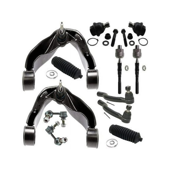 Front Control Arm Ball Joint Tie Rod and Sway Bar Link Kit - Compatible with 2005 - 2012 Nissan Pathfinder 2006 2007 2008 2009 2010 2011