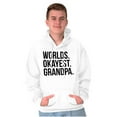 thumbnail image 3 of Worlds Okayest Grandpa Funny Hoodie Hooded Sweatshirt Men Brisco Brands X, 3 of 5