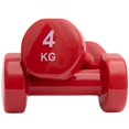 thumbnail image 1 of De neopreno 3 kg (par) , pesas para ejercicio funcional, fuerza, resistencia y cardio, 1 of 7