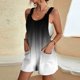 thumbnail image 1 of MKLEKYY Mono Corto de Verano para Mujer, Informal, A La Moda, con Estampado y Bolsillos, 1 of 4