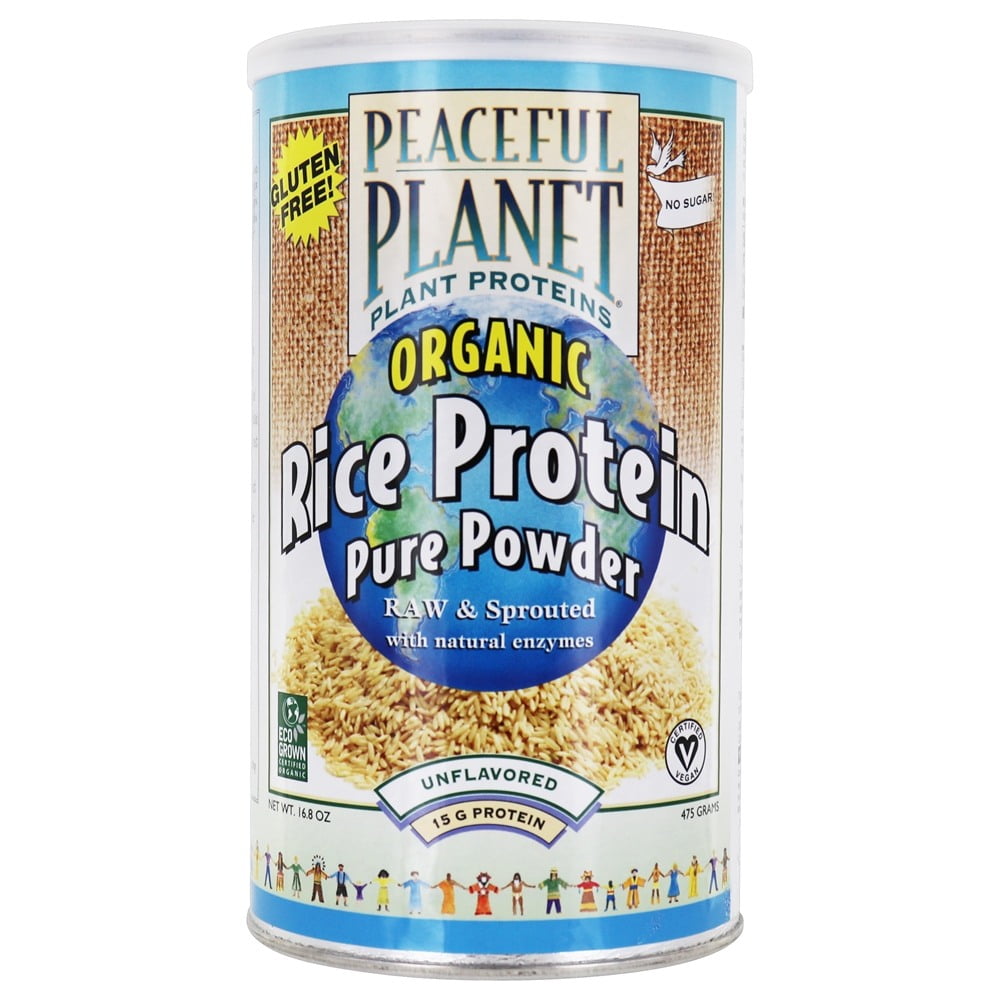 VegLife Peaceful Organic Rice Protein Pure Powder Unflavored