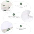 thumbnail image 3 of BESTYASH 2-Pack Portable Multi-Function Wash Bags for Menstrual Pads, Nursing Pads, Jewelry Storage, White Oxford Cloth, 3 of 8