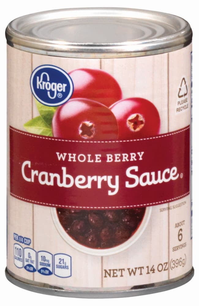 Kroger Whole Berry Cranberry Sauce 14 oz - 5 Pack