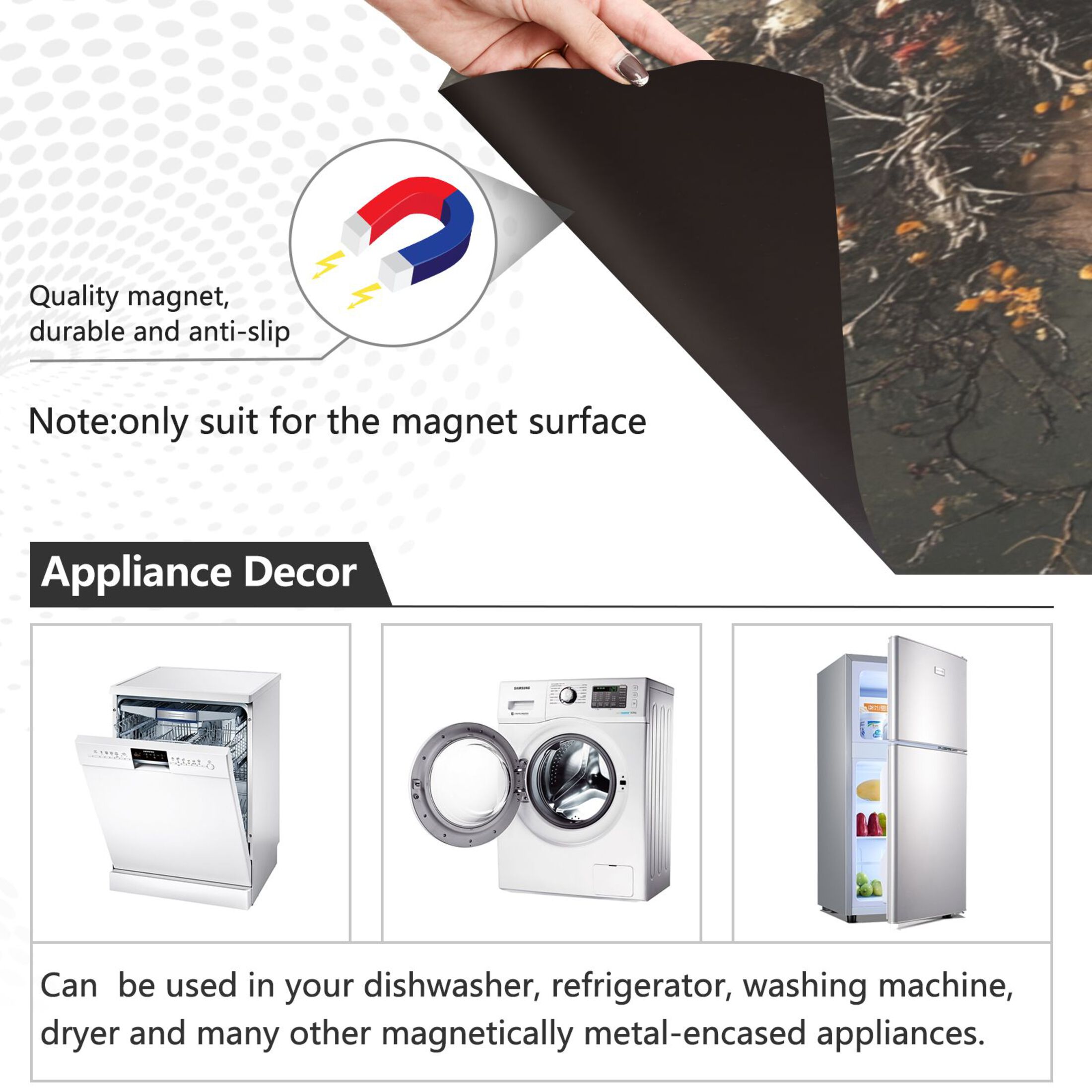 Dishwasher Magnetic Sticker 23x26 Inch Refrigerator Magnetic Sticker Washing Machine Magnetic Sticker Kitchen Panel Magnetic Sticker Home Decor Super Cool Man
