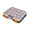 Orange, variant on Tool Box with Transparent Lid, Double Side 34-Compartments Organizer Box with Removable Dividers for Hardware, Screws, Bolts, Nails, Beads, Jewelry and Fishing Accessories, Orange