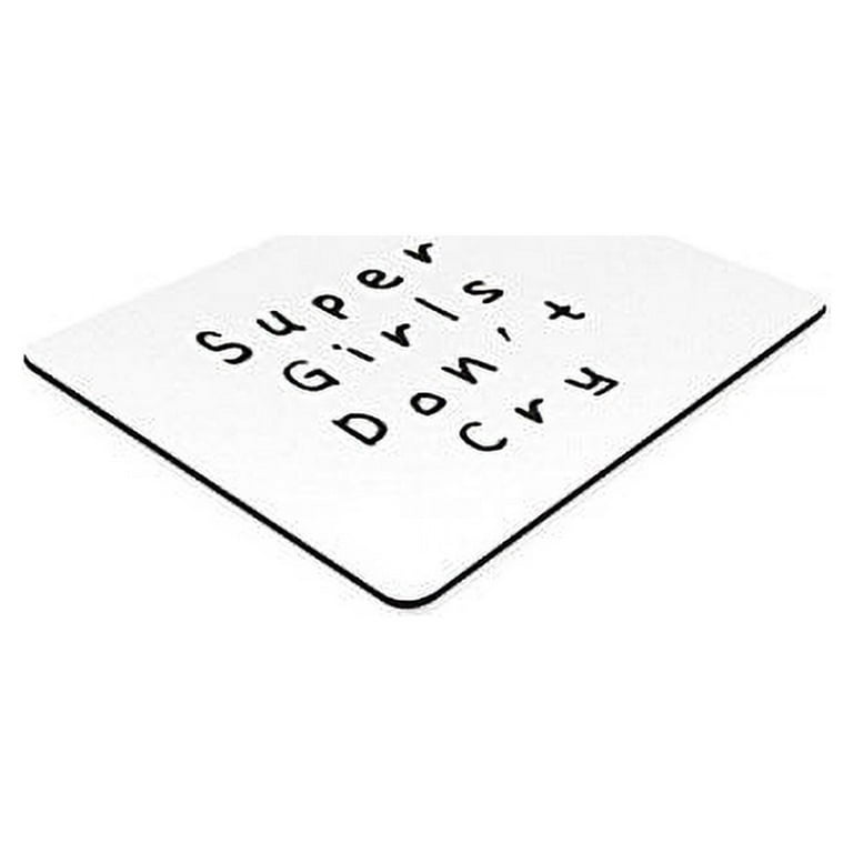 POPCreation Super Girls Don't Cry Mouse Pad Gaming Mousepad 9.84