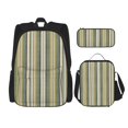 thumbnail image 1 of Balery Colourful stripes Mochila escolar 3 en 1 para niños: mochila resistente con lonchera térmica y estuche para lápices. Mochila escolar para niños y niñas., 1 of 7