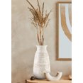 thumbnail image 5 of 16-Inch Rustic Ceramic Vase with Textured Finish, 5 of 7