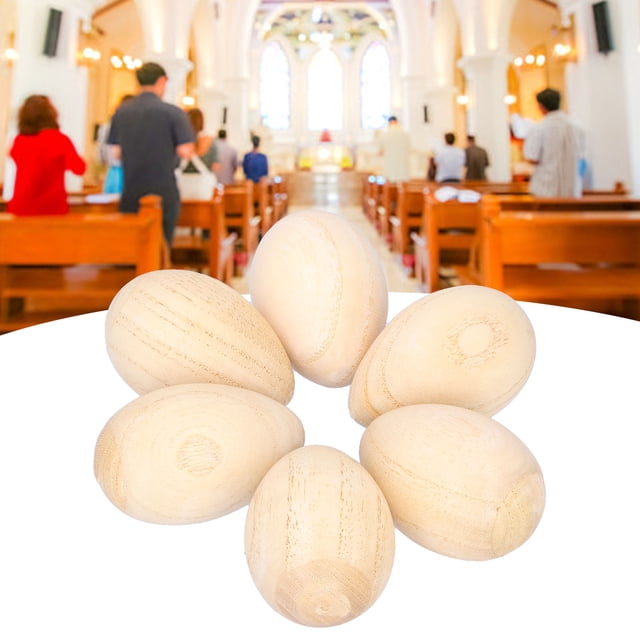 Wooden Wood Eggs Shakers Set Natural Wooden Egg Rattle Musical Percussion Instruments for Musical Education Party Classroom