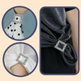 thumbnail image 2 of Costwax Soldes de Liquidation Aujourd'hui Offres Prime Mode Féminine Foulard Rétro et Chemise Clip Perle Coin Nœud, 2 of 4
