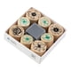thumbnail image 1 of Juego de sellos de madera para niños, novedosos, decorativos, con símbolos, para hacer uno mismo. Flor, 1 of 9