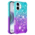 thumbnail image 2 of Funda para iPhone 16 Plus Transparente con Brillos Carcasa Protectora Antigolpes con Glitter Brillante, 2 of 5