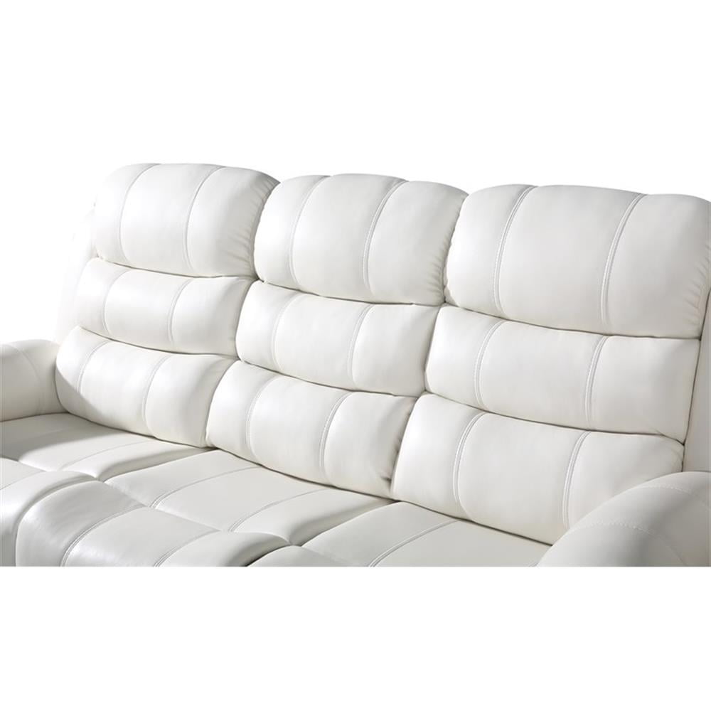Donivi LED Power Reclining Sectional Sofa, Faux Leather, Living