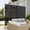Black, variant on CazToi Generic Steel Privacy Screen Panel 72"x47", Outdoor Garden Privacy Fence