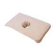 thumbnail image 3 of Esquirla Serviette de Table de Massage Respirante Réutilisable avec Trou pour Visage pour Salon de Beauté SPA Marron Clair, 3 of 8