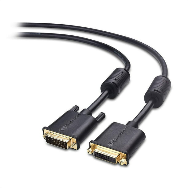 Cable Matters DVI to Extension Cable (DVI-D Dual Link Extension Cable) - Feet - Walmart.com