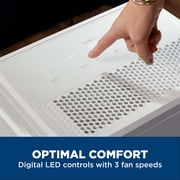 GE® 35 Pint Portable Dehumidifier, Covers up to 450 sq. ft., with Smart Dry for Very Damp Spaces