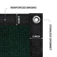 thumbnail image 4 of LOVE STORY Custom Size 4'x38' Dark Green Fence Privacy Screen Heavy Duty Mesh Windscreen Cover for Patio Garden (Customized), 4 of 6