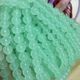 thumbnail image 2 of K-KED Light Green Jade Smooth Round Beads 4mm 6mm 8mm 10mm 12mm 15.5" Strand-8 mm, 2 of 6