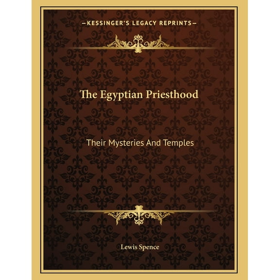 The Egyptian Priesthood, (Paperback)