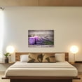 thumbnail image 3 of ZHONGYUTONG Spa Bathroom Wall Decor Purple Lavender Candles on Wood Board Canvas Picture Prints Zen Relaxing Farmhouse Artwork for Meditation Room Framed (12.00" x 18.00"), 3 of 6