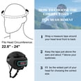 thumbnail image 4 of Smart Bike Helmet with LED Light for Adults & Teens – Bicycle Helmet with Turn Signals, Customizable Patterns, APP & Remote Control for Cycling, Mountain & Road Bikes, Electric Scooters, Skateboards, 4 of 9
