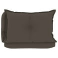 thumbnail image 4 of vidaXL Pallet Cushions 3 pcs Taupe Fabric, 4 of 4