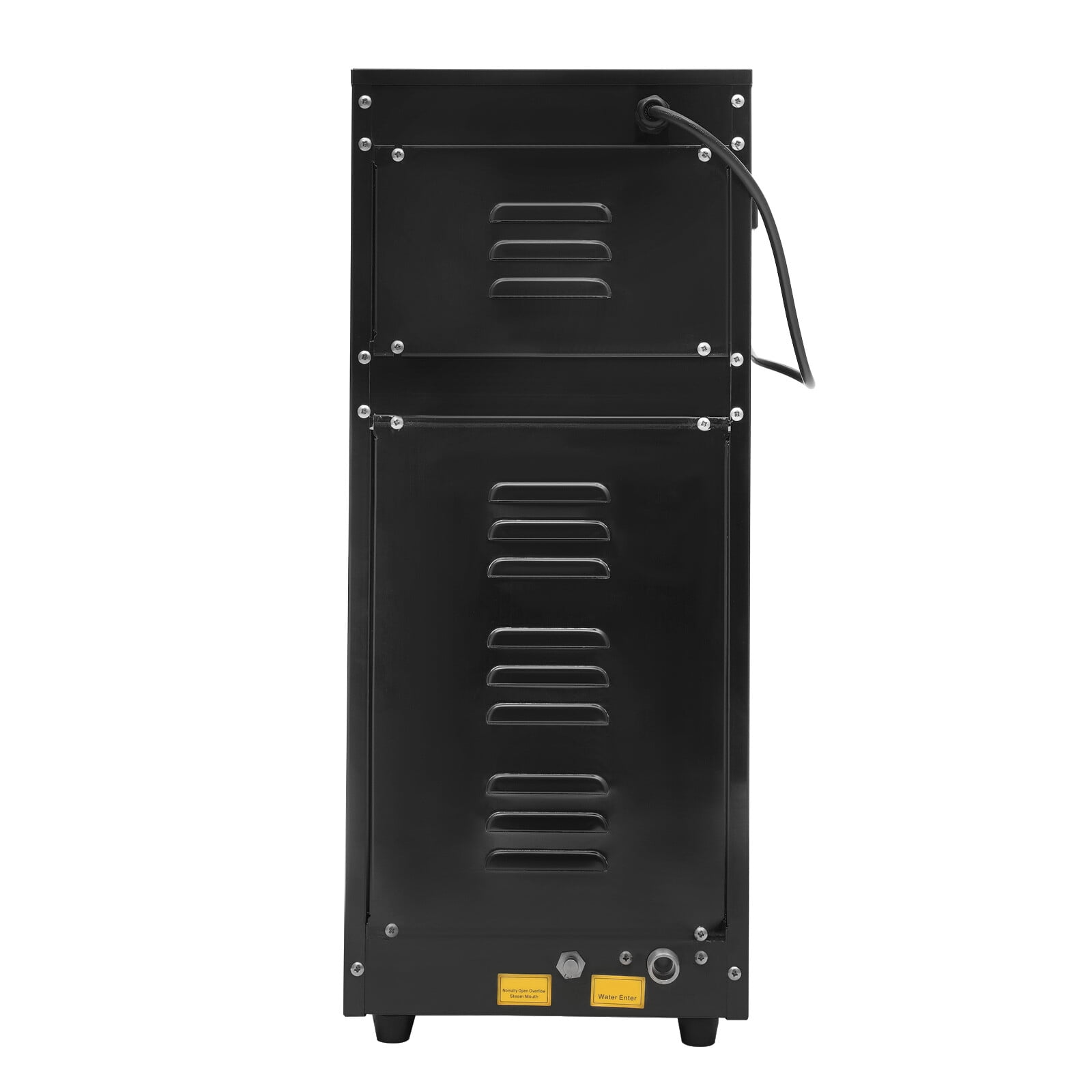 12L Hot Water Dispenser Fixed Time 304 Stainless Steel Hot Water Machine Black 10.23*11.02*25.2in