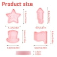 thumbnail image 3 of Patriotic Cookie Cutter, Fondant Embossing Mold, Biscuit Press Stamp, Themed Baking Tool, Pastry Shaping Mold, Non-stick Star-shaped Baking Pan, Birthday Anniversary Wedding Party Cookie Mold, 3 of 7