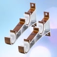 thumbnail image 4 of HLONK 2 PCS Curtain Rod Bracket Curtain Rails Curtain Bar Curtain Rod Extender Insert Double Curtain Bracket, 4 of 4