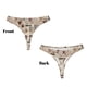 thumbnail image 3 of Balery Abstract Coffee Tangas de Algodón para Mujer con Estampado – Ropa Interior Sexy, Transpirable, G-string-X-Small, 3 of 6