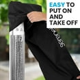 thumbnail image 4 of SereneLife Outdoor Patio Heater Cover Bag - Heavy Duty Stand up Patio Heater Cover (Gray), 4 of 6